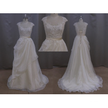 Fashion&Cute Lace Embroidered Wedding Dress